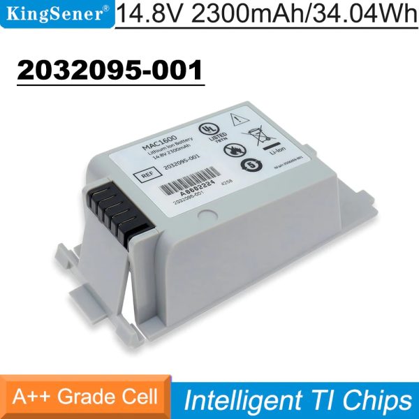 Replacement Battery For 2032095-001 GE Healthcare MAC1600 ECG Machine 14.8V 2300mAh - Image 2